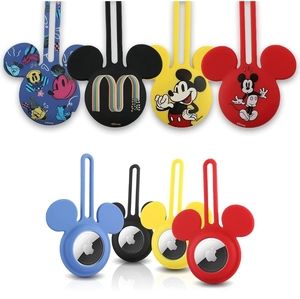 Disney Mickey Mouse Ears 4-Pack Silicone Airtag Holder Case